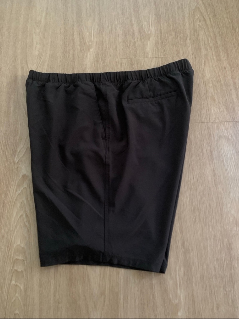 Men's Black Golf Shorts with Elastic Waist